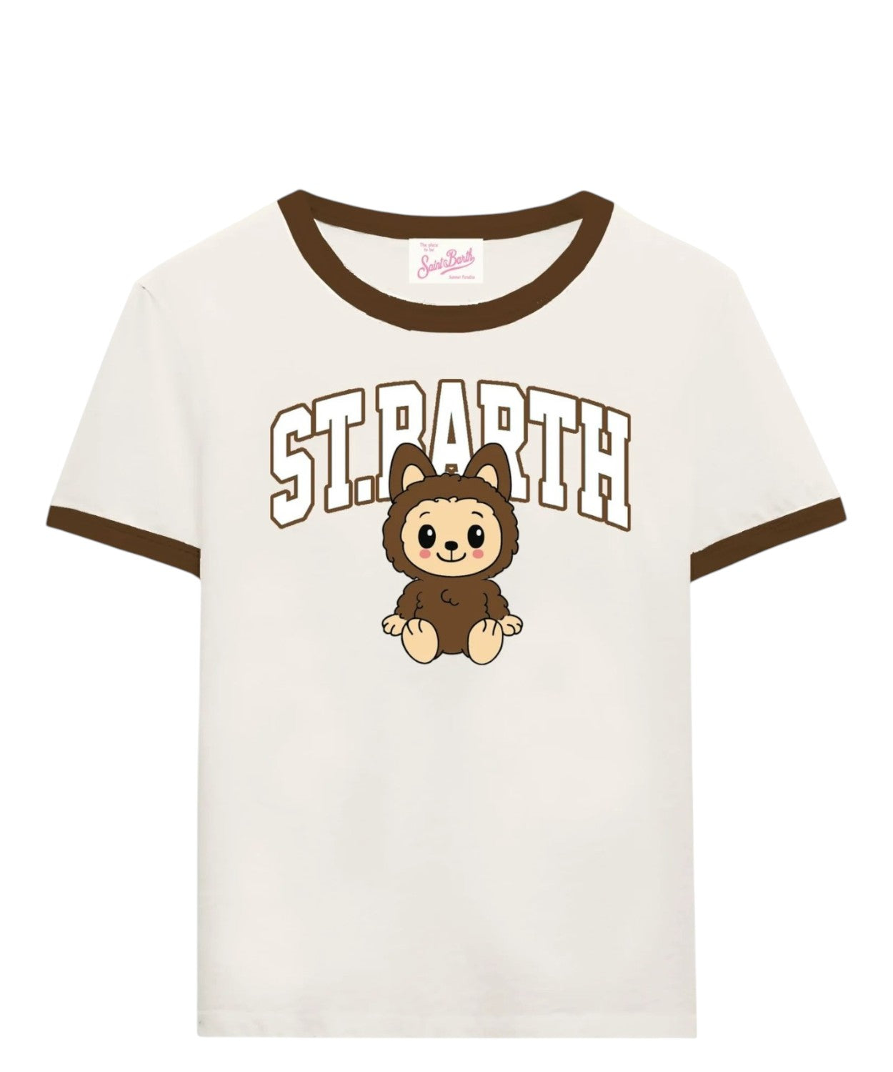 T-shirt Emilie MC2 Saint Barth avec impression Labubu