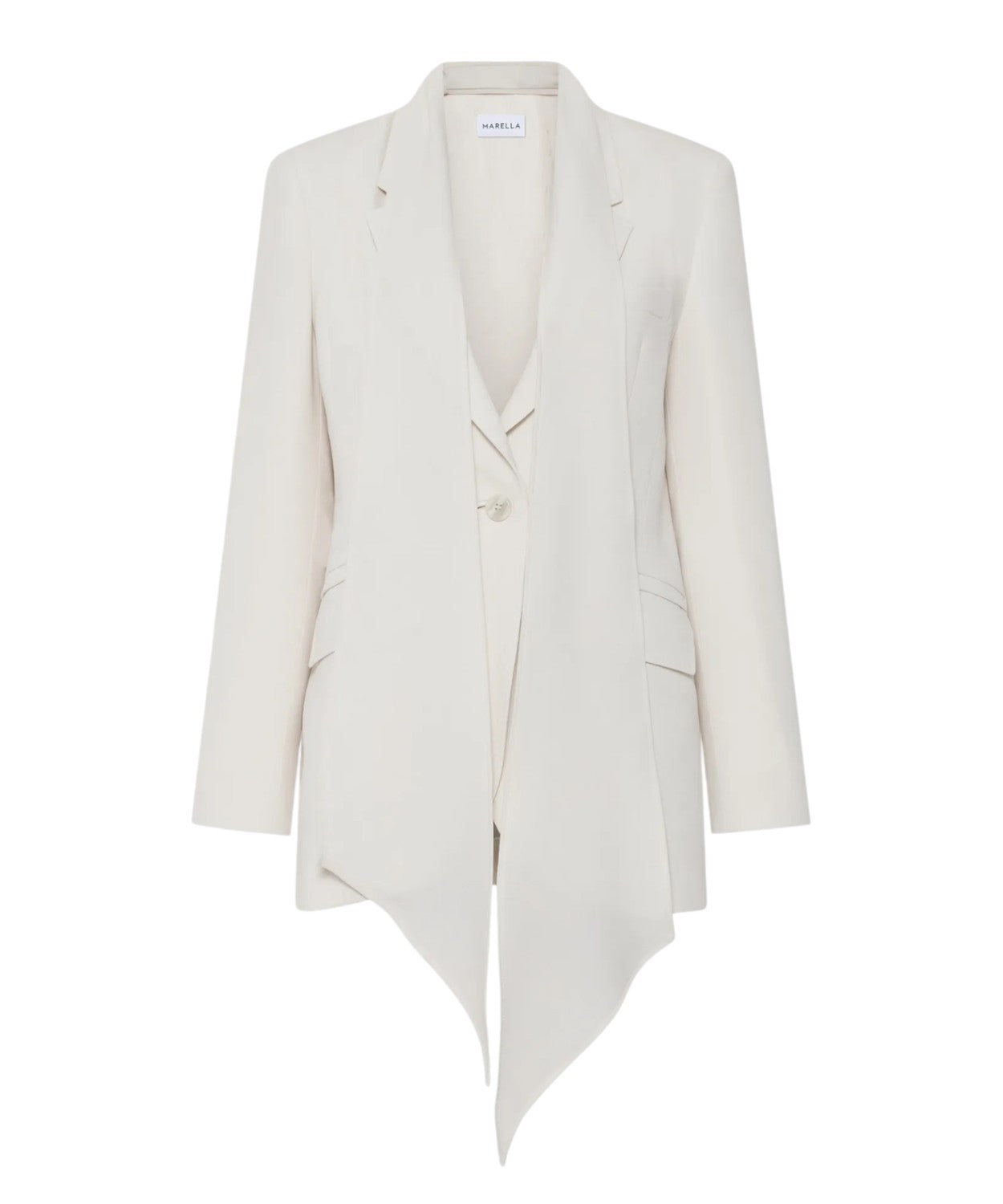Giacca Donna in Satin con Sciarpa Coordinata