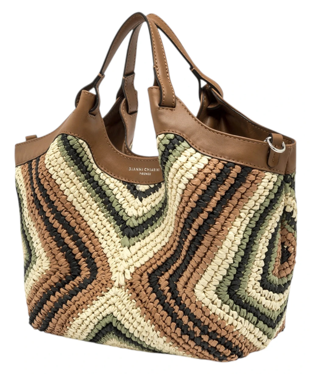 Sac en paille tressée Gianni Chiarini DUA Mini