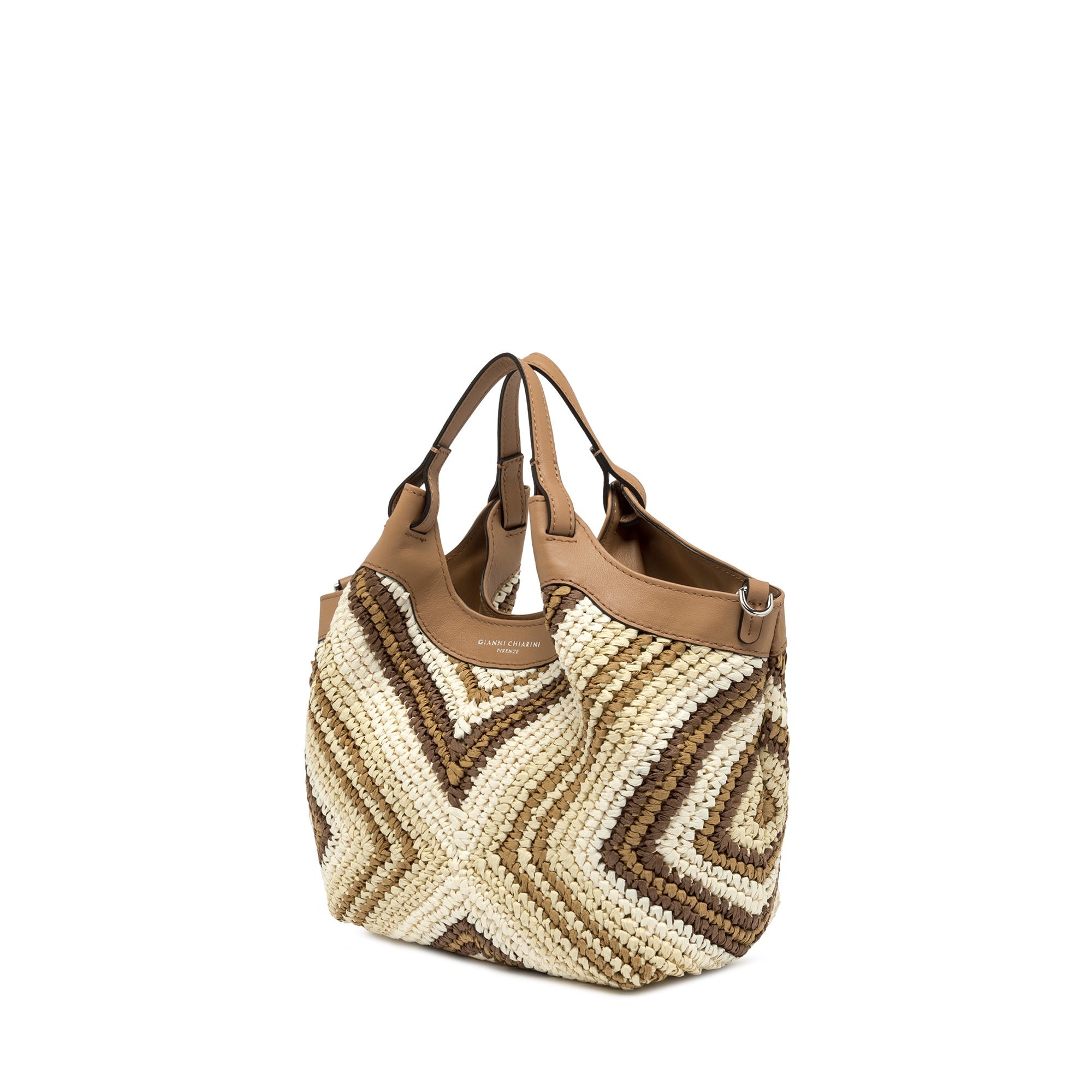 Borsa Paglia Intrecciata Gianni Chiarini DUA Mini