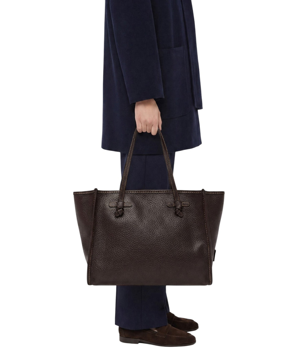 Shopping bag Marcella double grana maxi