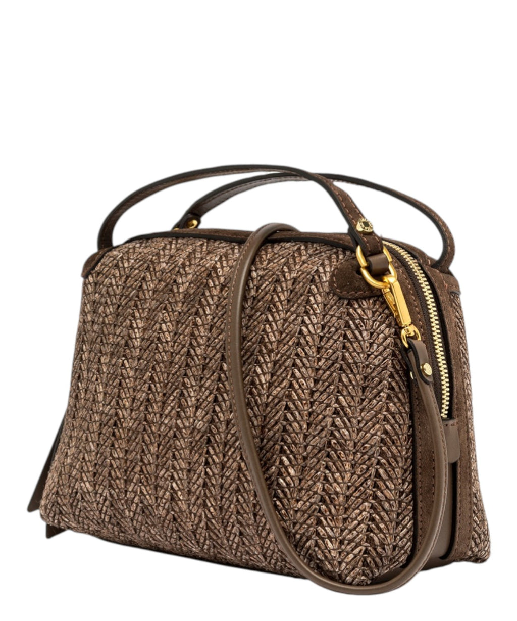 Sac Alifa en paille et cuir Gianni Chiarini