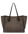Gianni Chiarini Marcella - Sac cabas en laine à chevrons