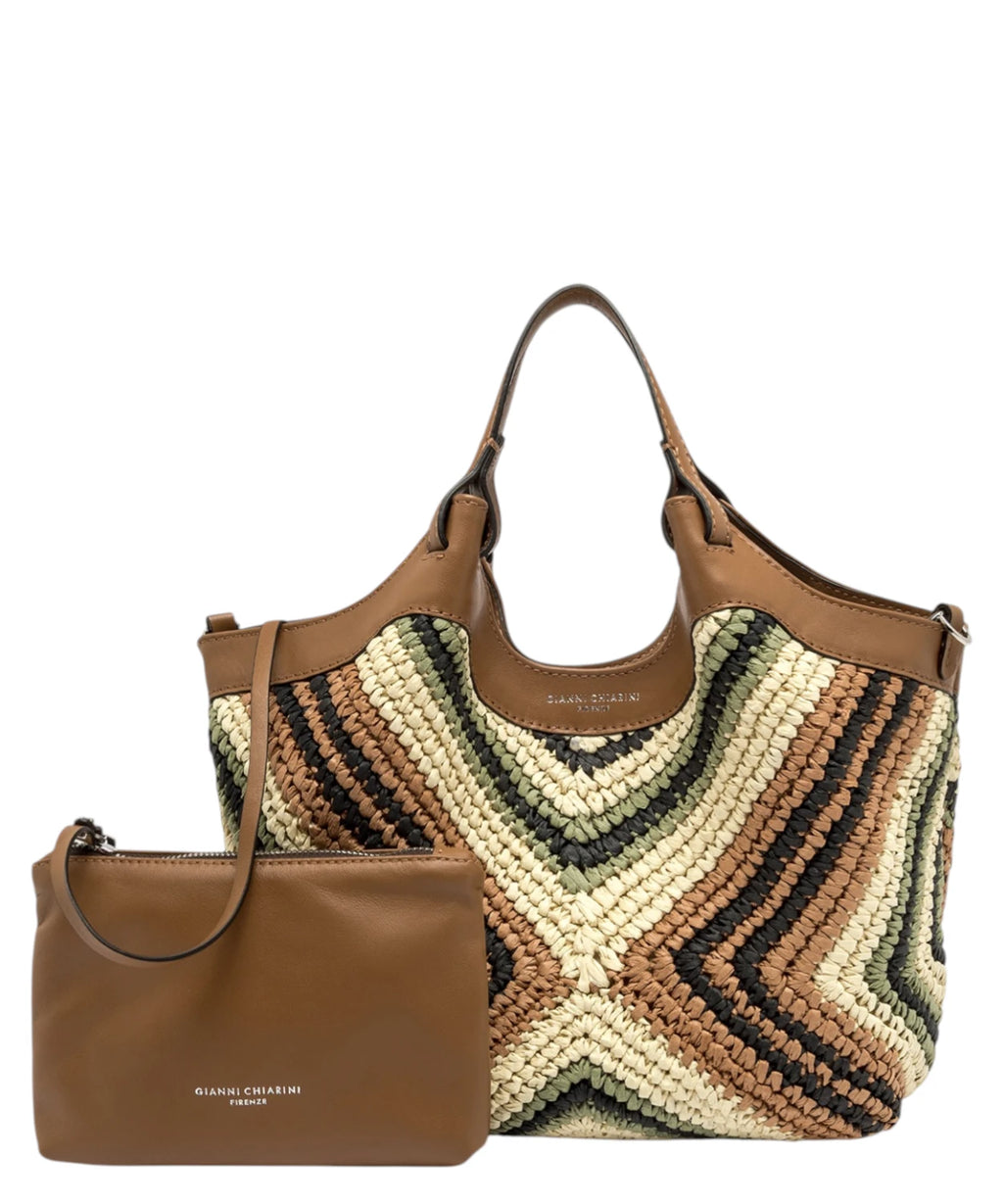 Sac en paille tressée Gianni Chiarini DUA Mini