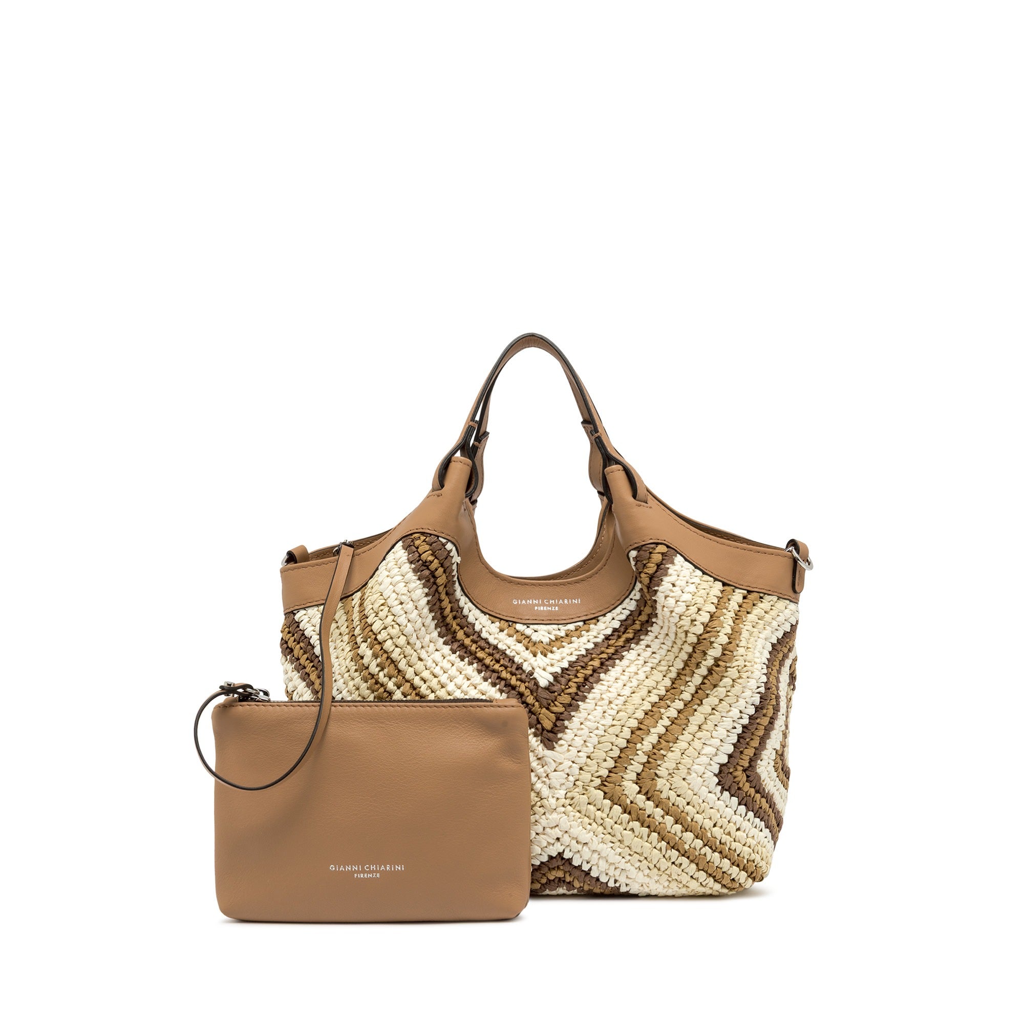 Borsa Paglia Intrecciata Gianni Chiarini DUA Mini