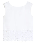 Top Crop Max Mara en popeline stretch