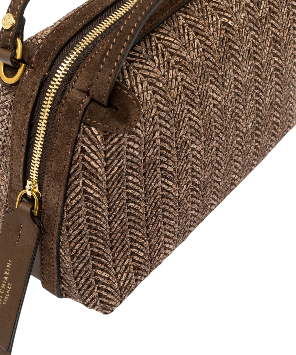 Sac Alifa en paille et cuir Gianni Chiarini