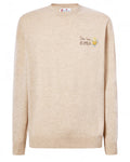 Maglione in misto cashmere con ricamo “Sto na bomba”-Mc2 Saint Barth-Maglieria-Vittorio Citro Boutique