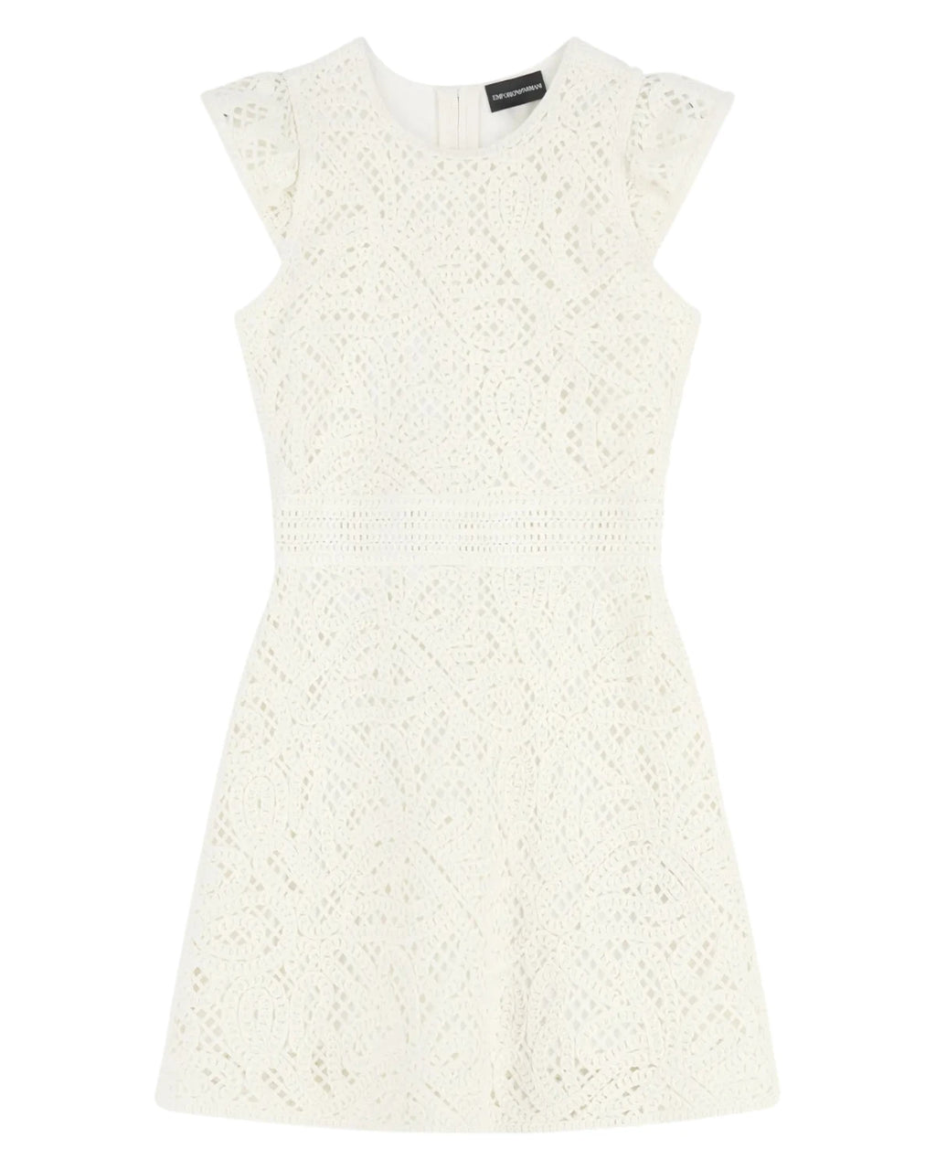 Robe macramé florale avec broderie Cornely élégante