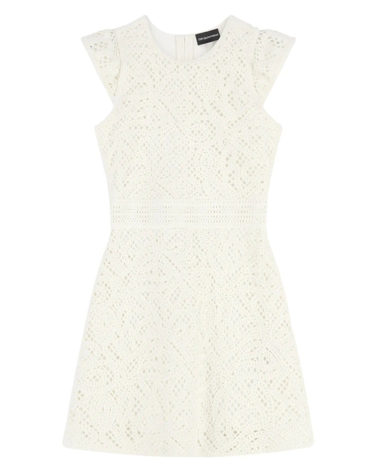 Robe macramé florale avec broderie Cornely élégante