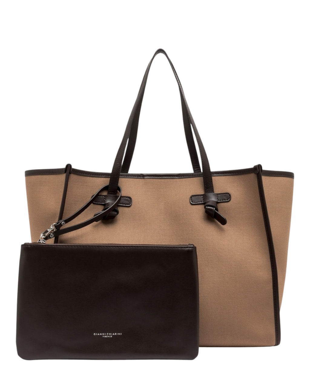 Borsa Gianni Chiarini Marcella in canvas e pelle