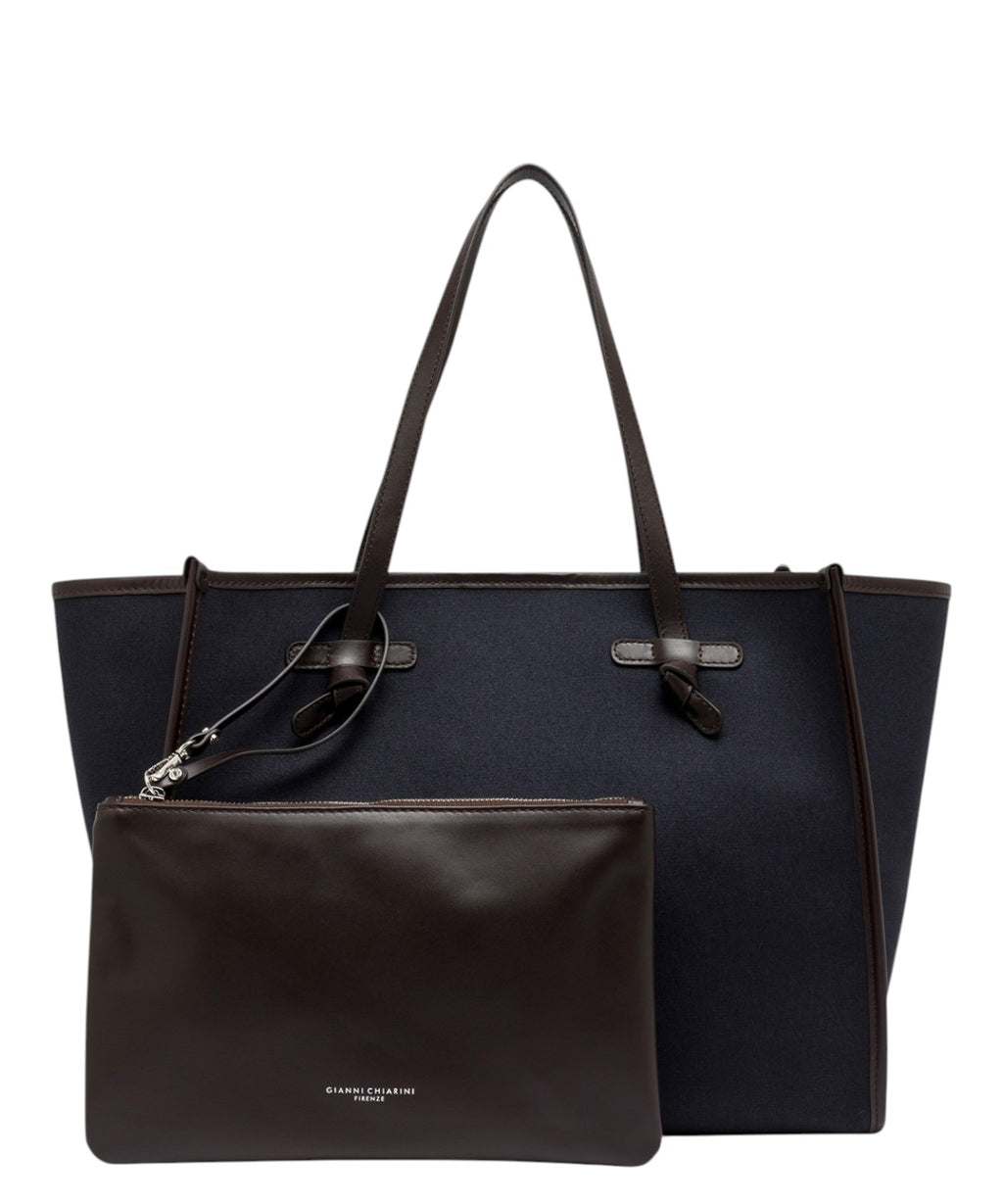 Borsa Gianni Chiarini Marcella in canvas e pelle