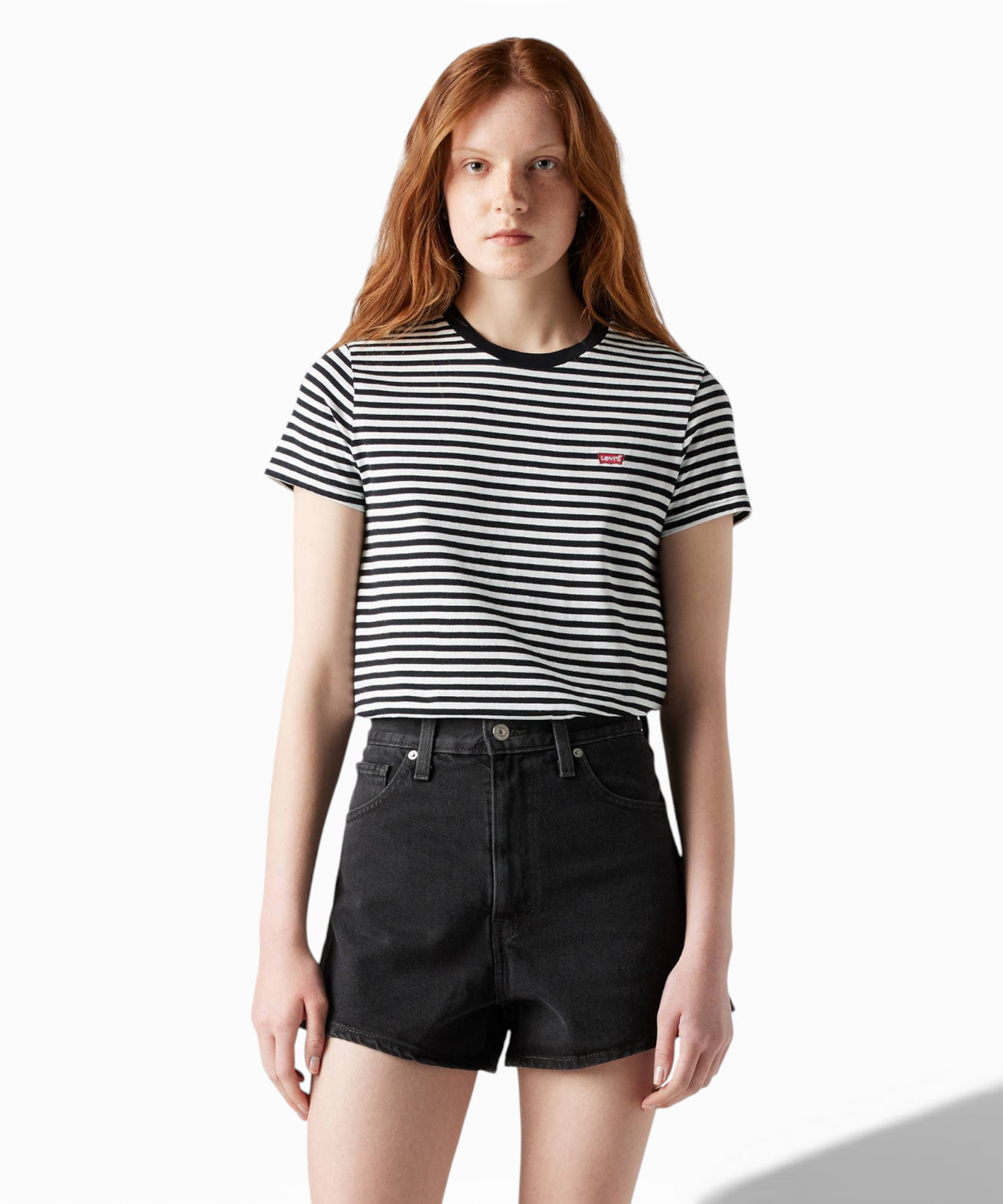 Levi's® T-shirt a righe con logo