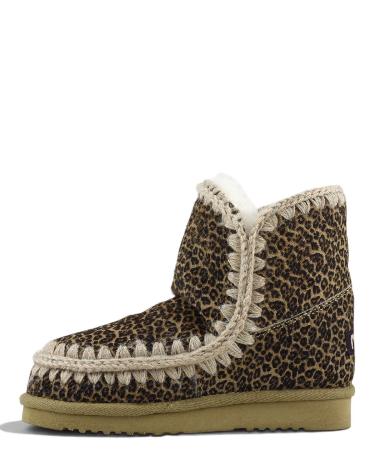 Bottes femme Mou Eskimo 18 en peau de poney animalière
