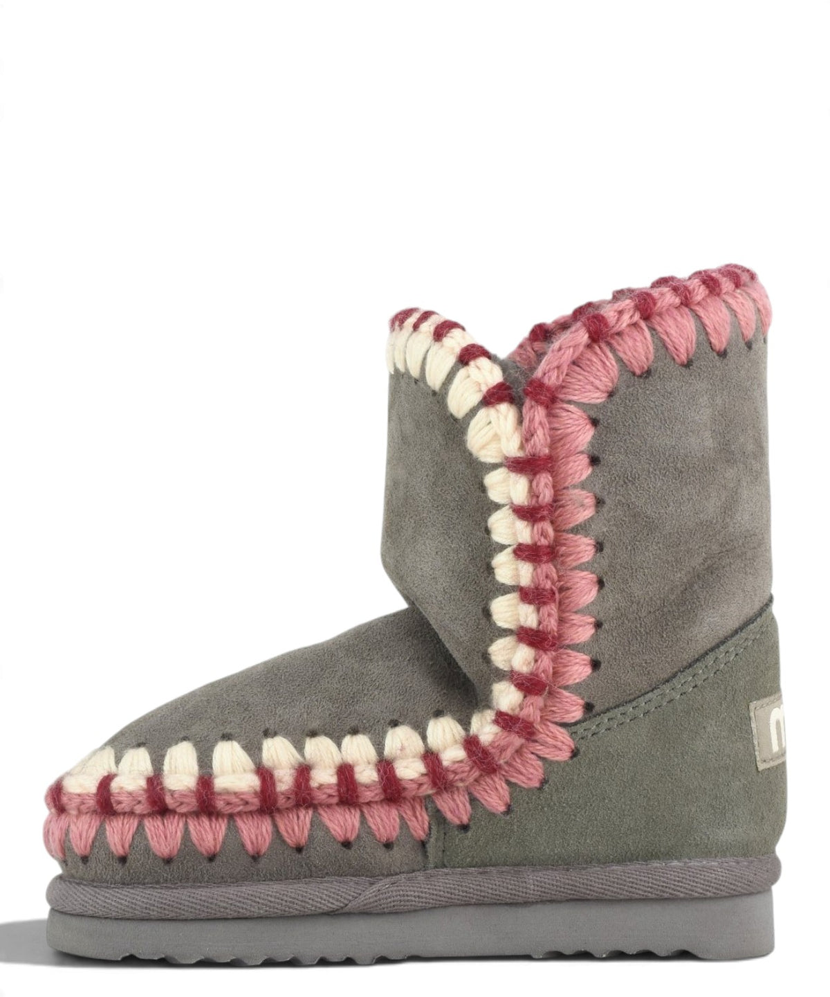 Mou Eskimo Kid Overstitch en peau lainée double face