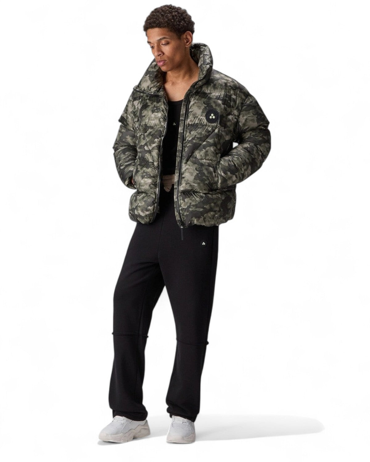Plurals x Tony Effe Puffer Jacket TAKEOFF CAMOU in Fantasia Camouflage-Peuterey-Piumini-Vittorio Citro Boutique