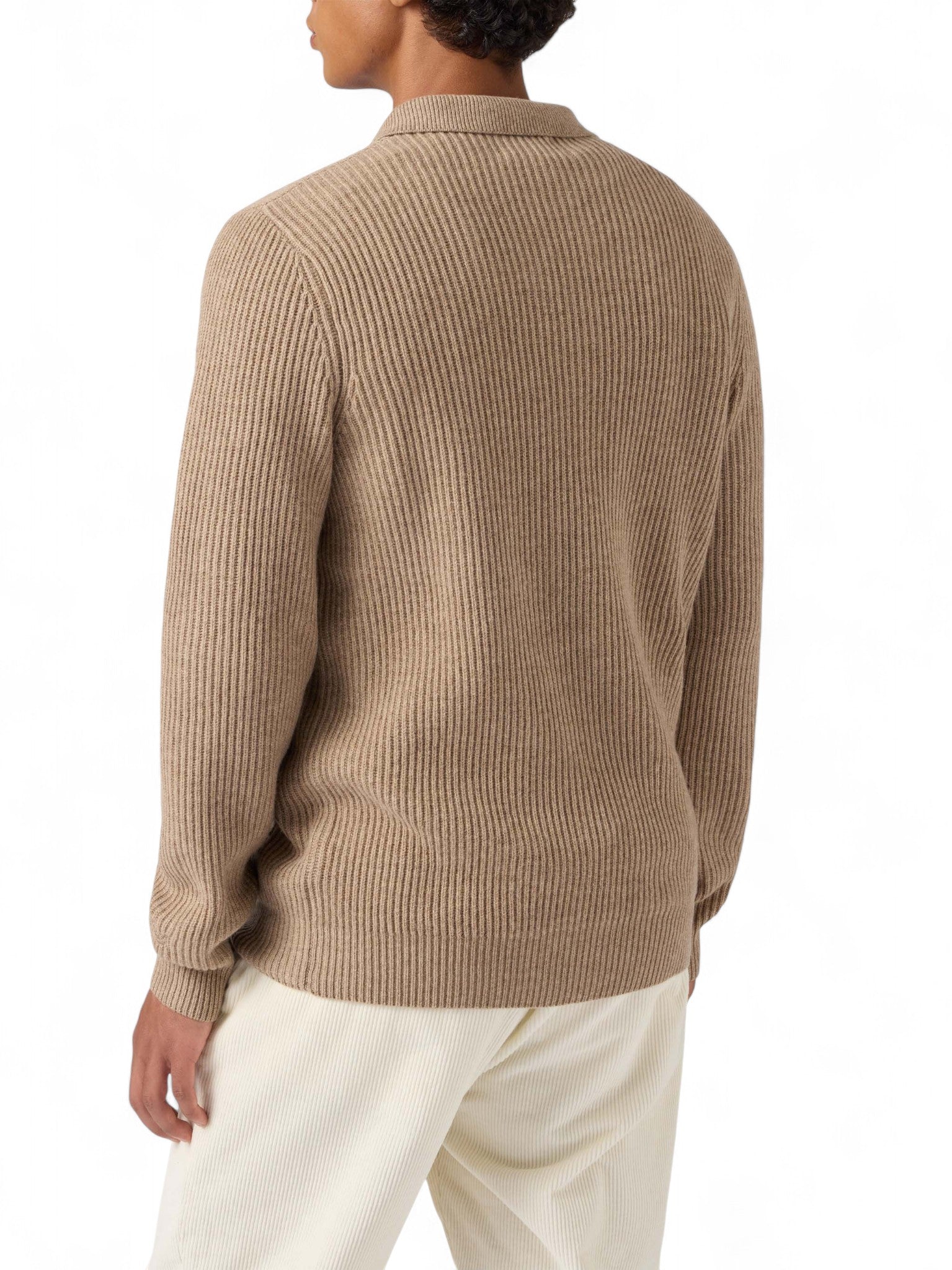 Polo Downing in pura lana merino a coste inglesi-Mc2 Saint Barth-Maglieria-Vittorio Citro Boutique