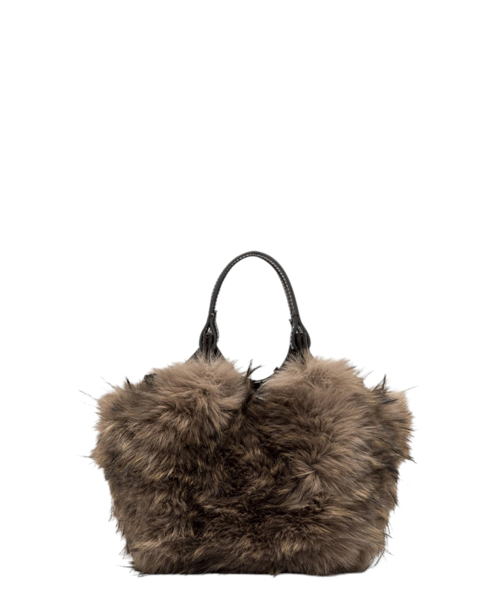 Sac Gianni Chiarini DUA en éco-fourrure