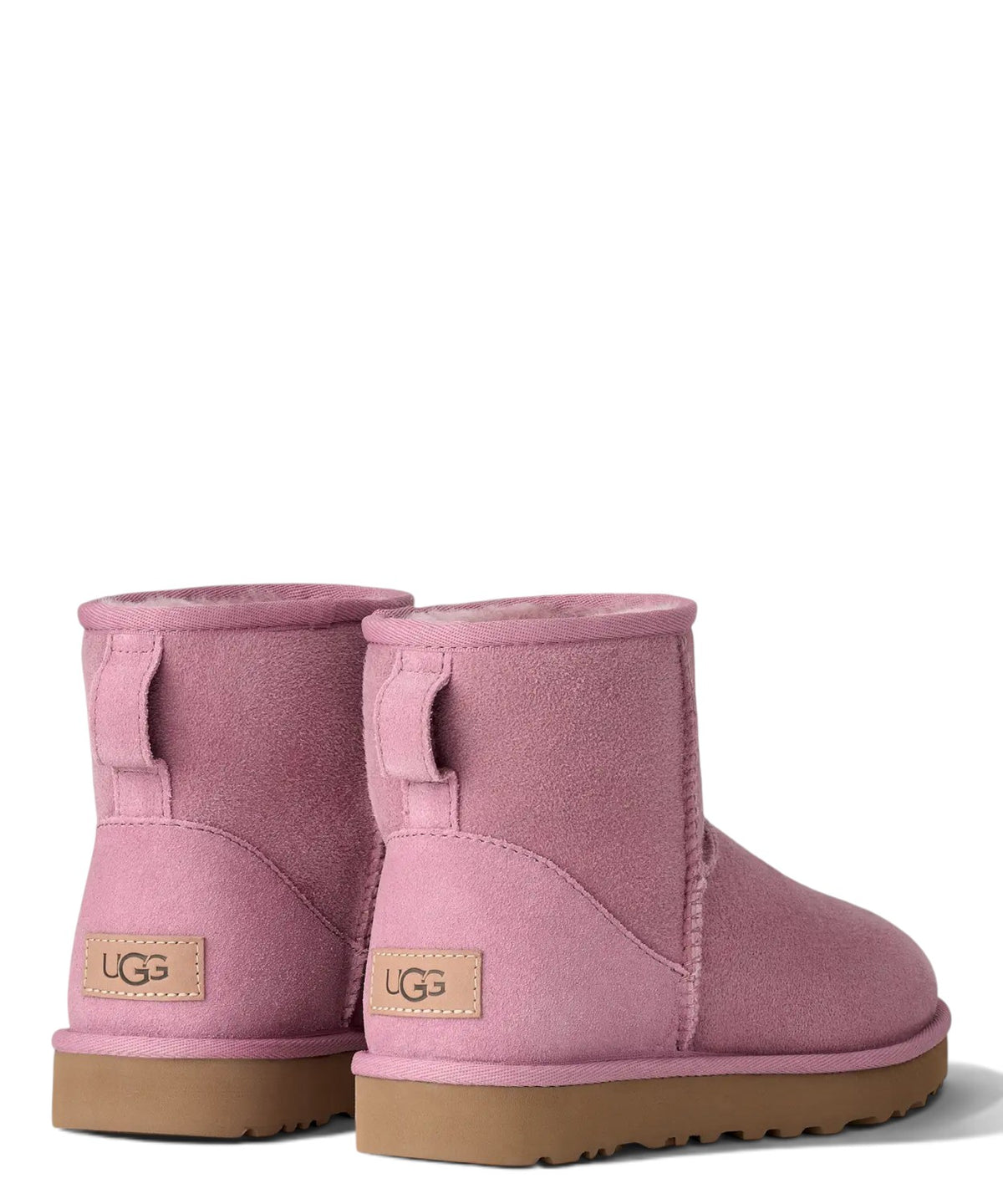 Stivali UGG Donna Classic Mini II in Montone e Pelle Scamosciata
