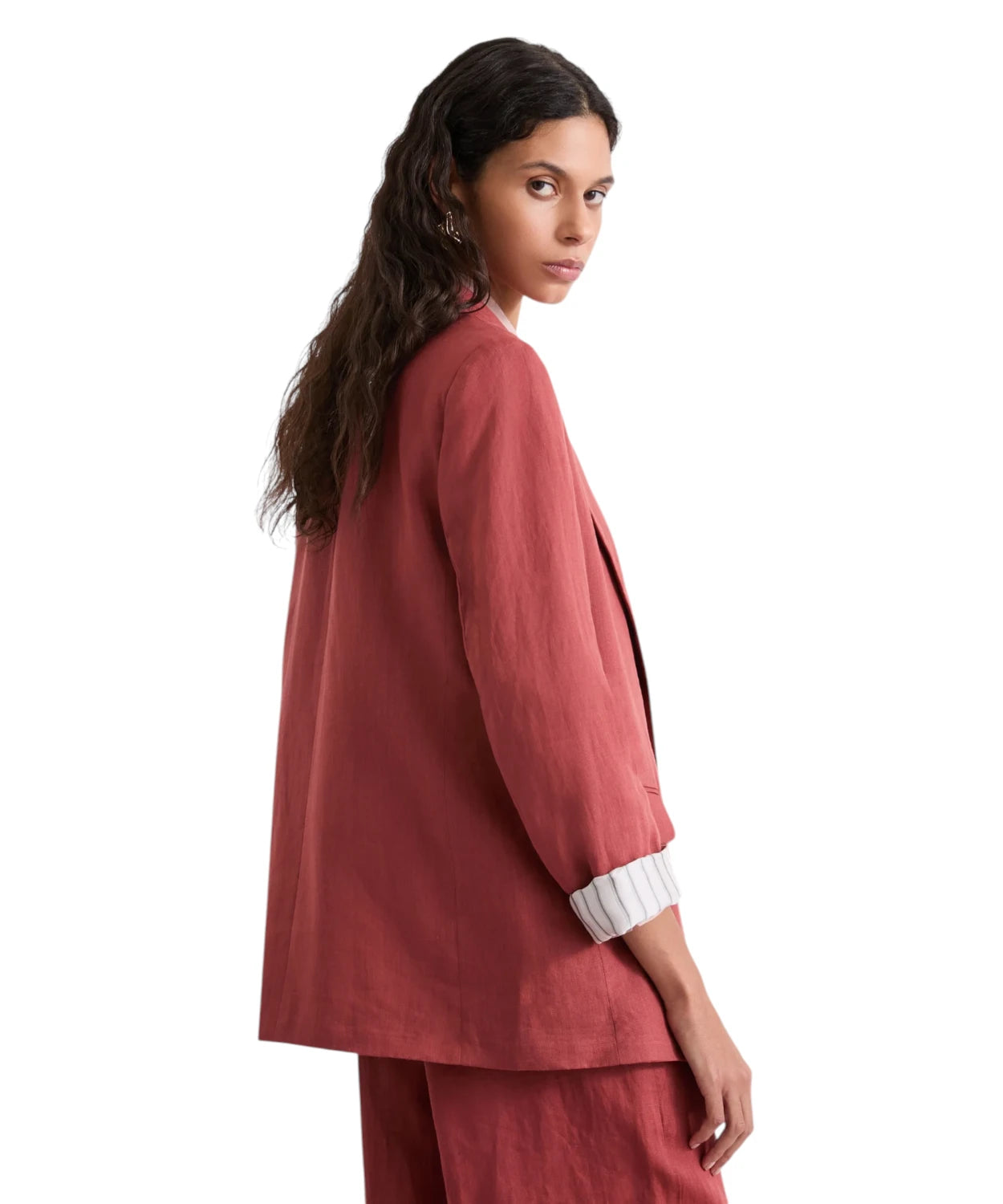 Blazer in puro lino Marella SAUNA con Risvolto