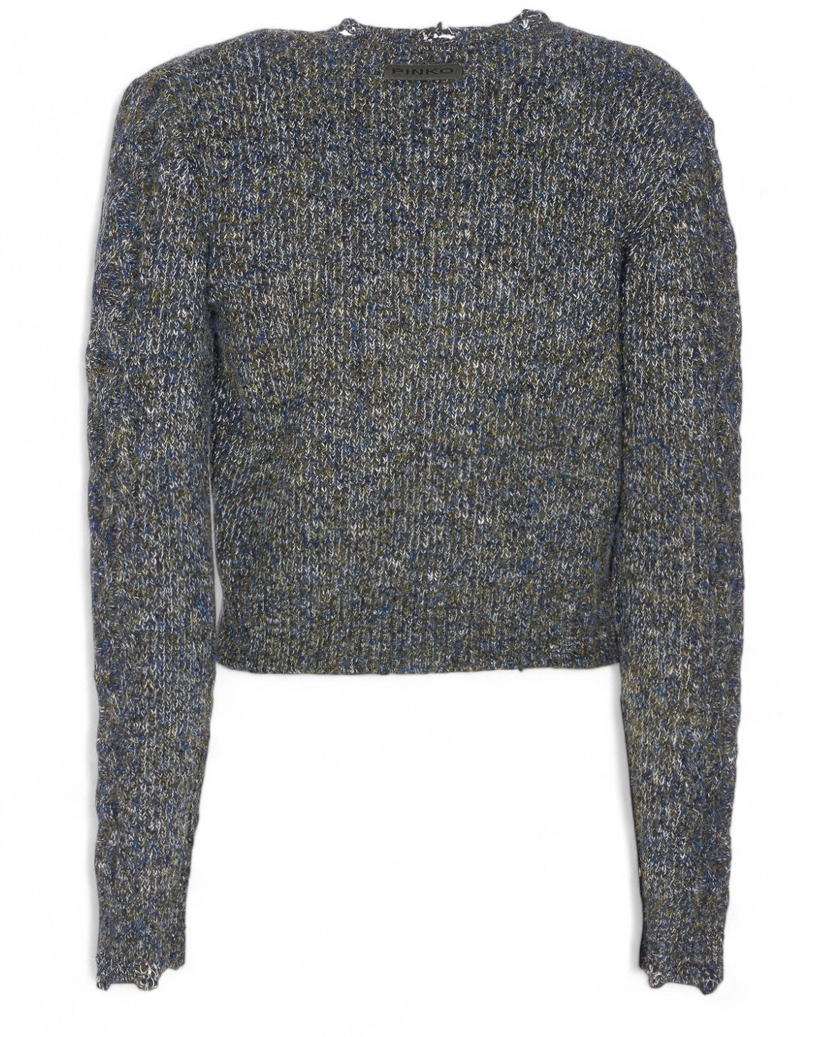 Cardigan in Maglia con Punto Treccia e Bottoni-Pinko-Maglieria-Vittorio Citro Boutique