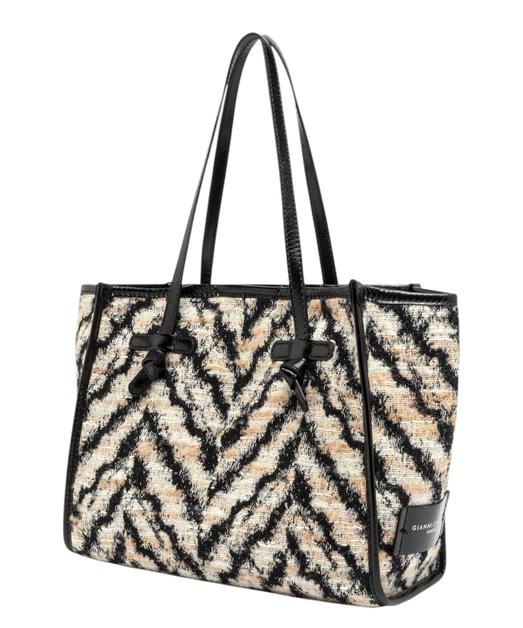 Sac Gianni Chiarini Marcella Zèbre en mélange de laine
