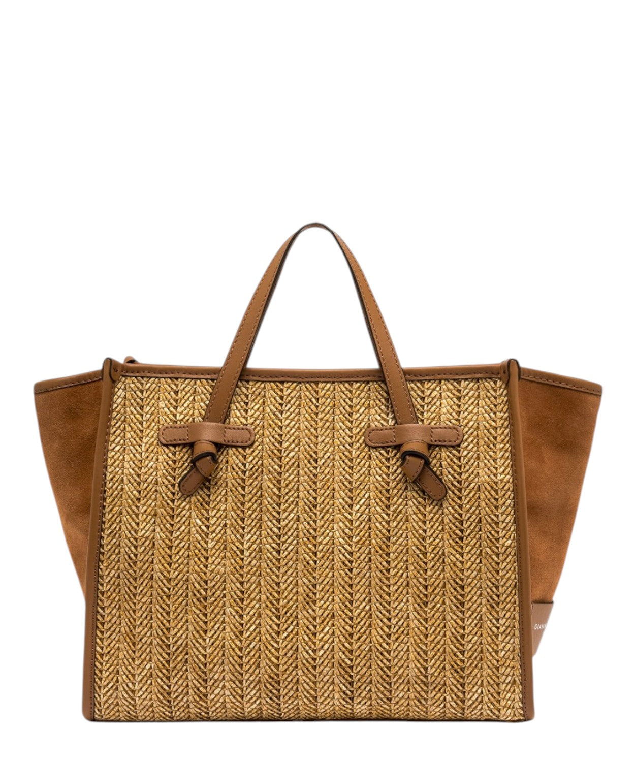 Sac Gianni Chiarini Miss Marcella 32 en paille et daim