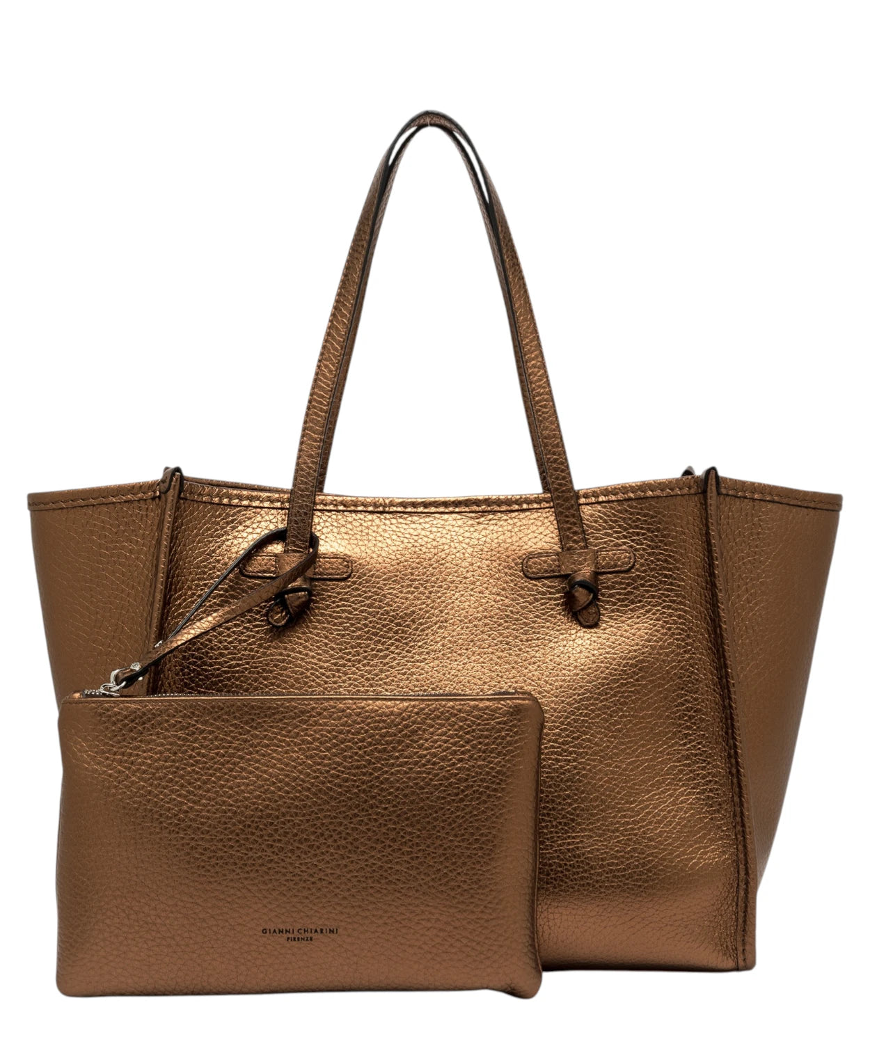 Shopping bag Marcella double grana maxi-Gianni Chiarini-Borse a spalla-Vittorio Citro Boutique