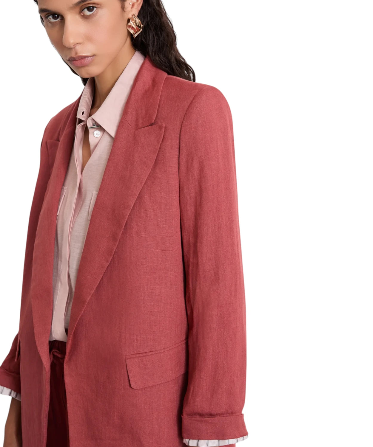 Blazer in puro lino Marella SAUNA con Risvolto