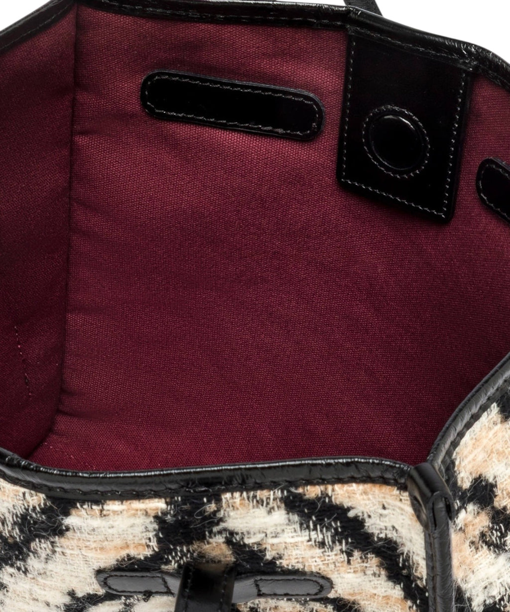 Sac Gianni Chiarini Marcella Zèbre en mélange de laine