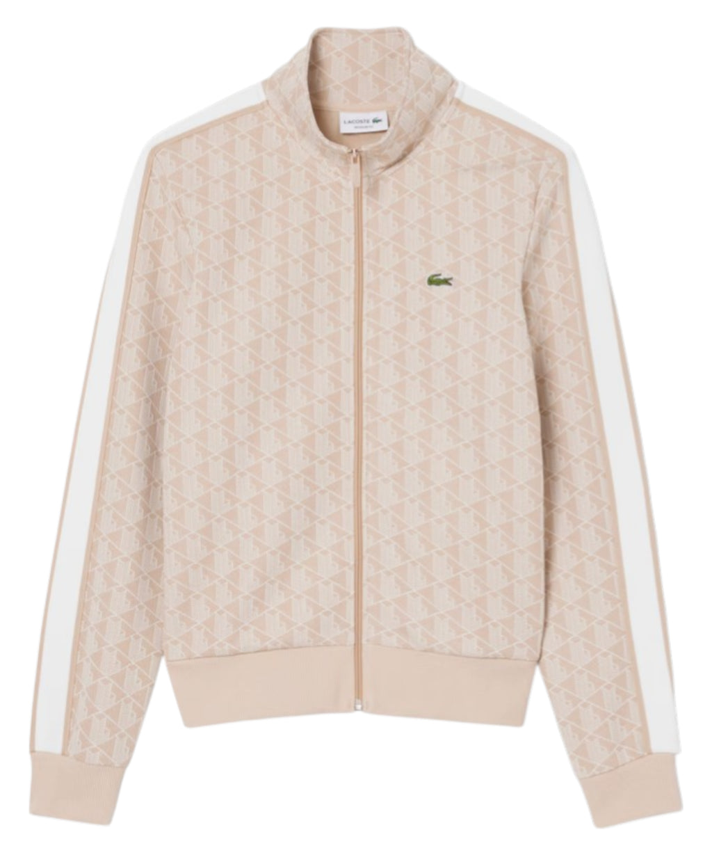 Sweat-shirt Lacoste Paris zippé en jacquard