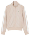 Felpa Lacoste Paris con Zip in Jacquard