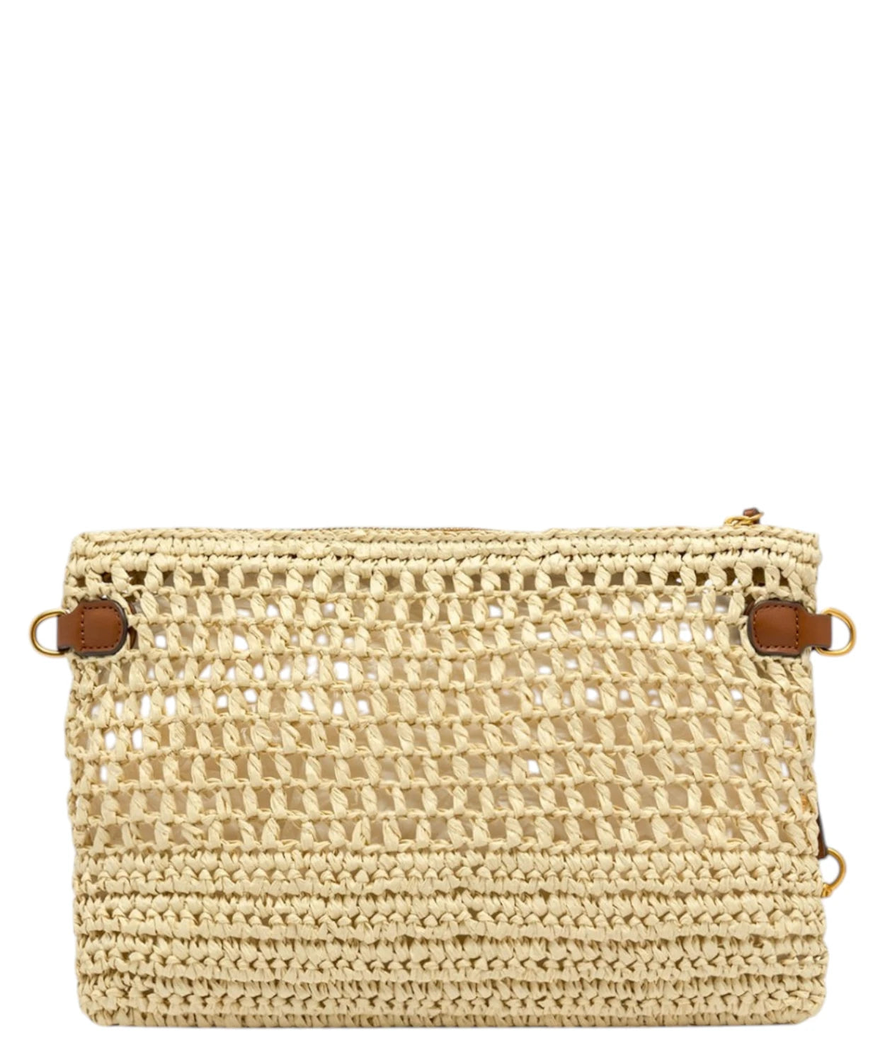 Pochette Gianni Chiarini Nefeli en crochet de paille