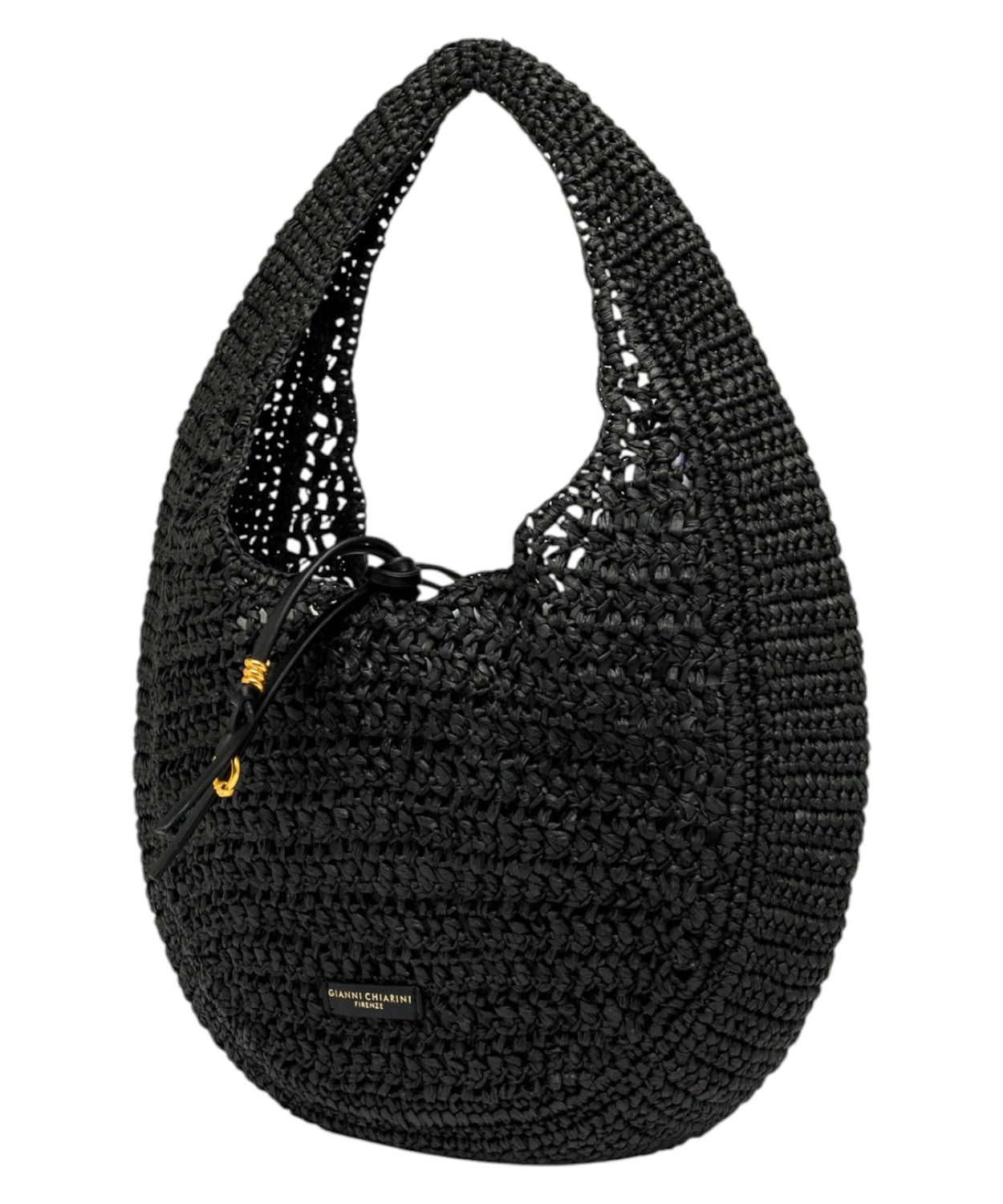 Sac Hobo en paille crochet Gianni Chiarini