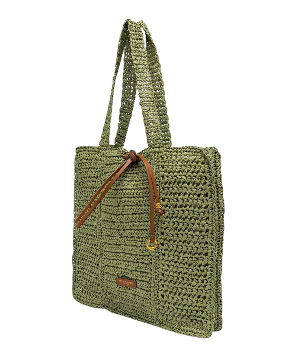 Gianni Chiarini Nefeli Shopper en crochet de paille
