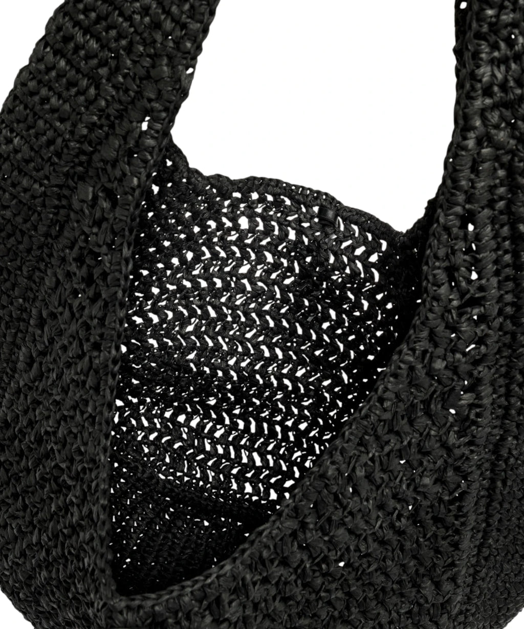 Sac Hobo en paille crochet Gianni Chiarini