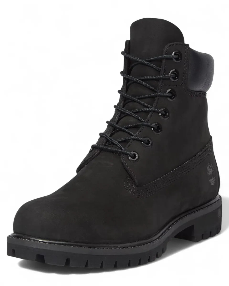 Stivaletti Timberland in Nubuck Nero Impermeabile-Stivali-TIMBERLAND-Vittorio Citro Boutique