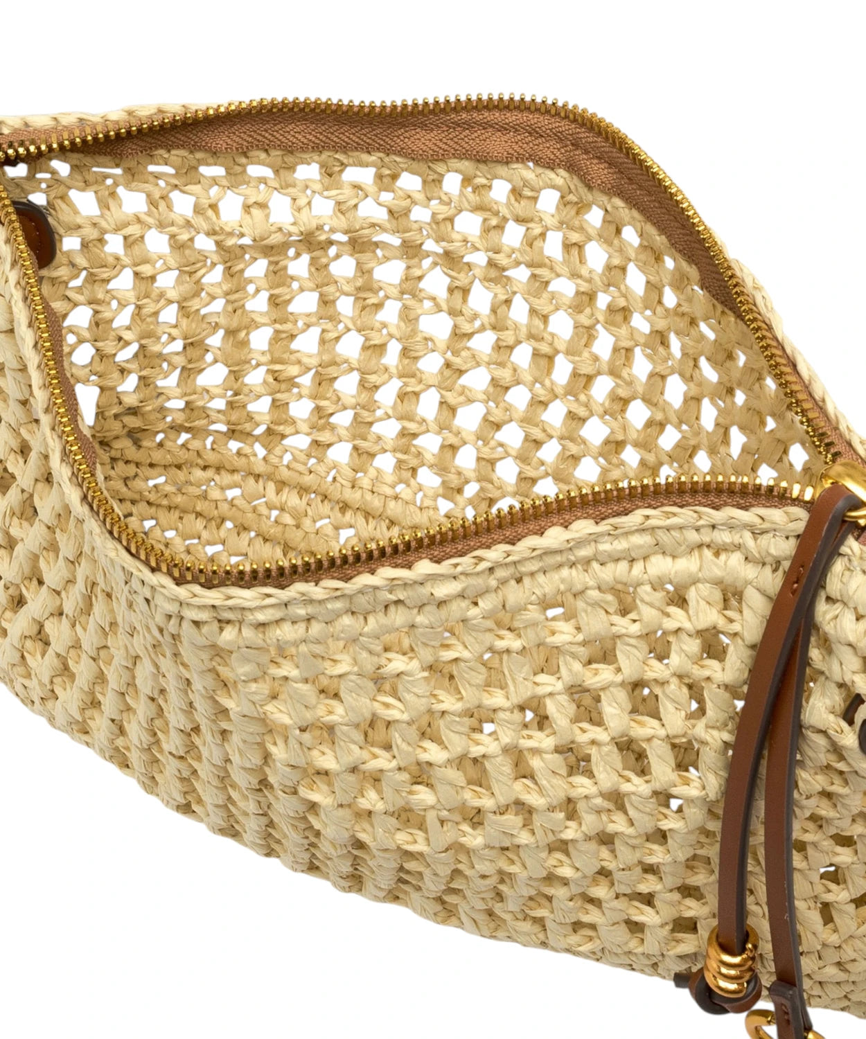 Pochette Gianni Chiarini Nefeli en crochet de paille