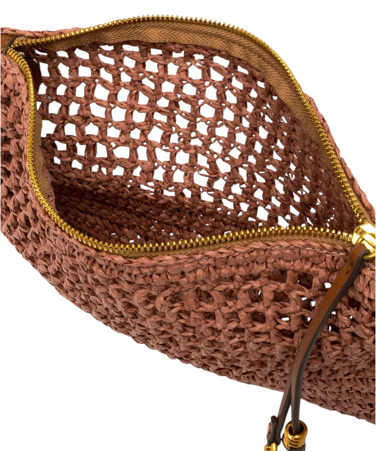 Pochette Gianni Chiarini Nefeli en crochet de paille