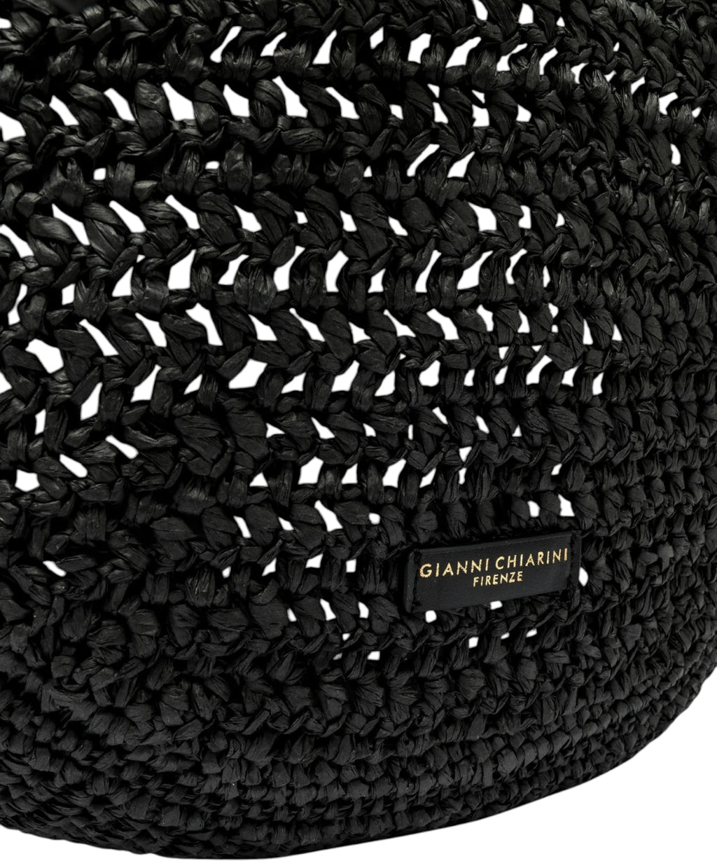 Sac Hobo en paille crochet Gianni Chiarini
