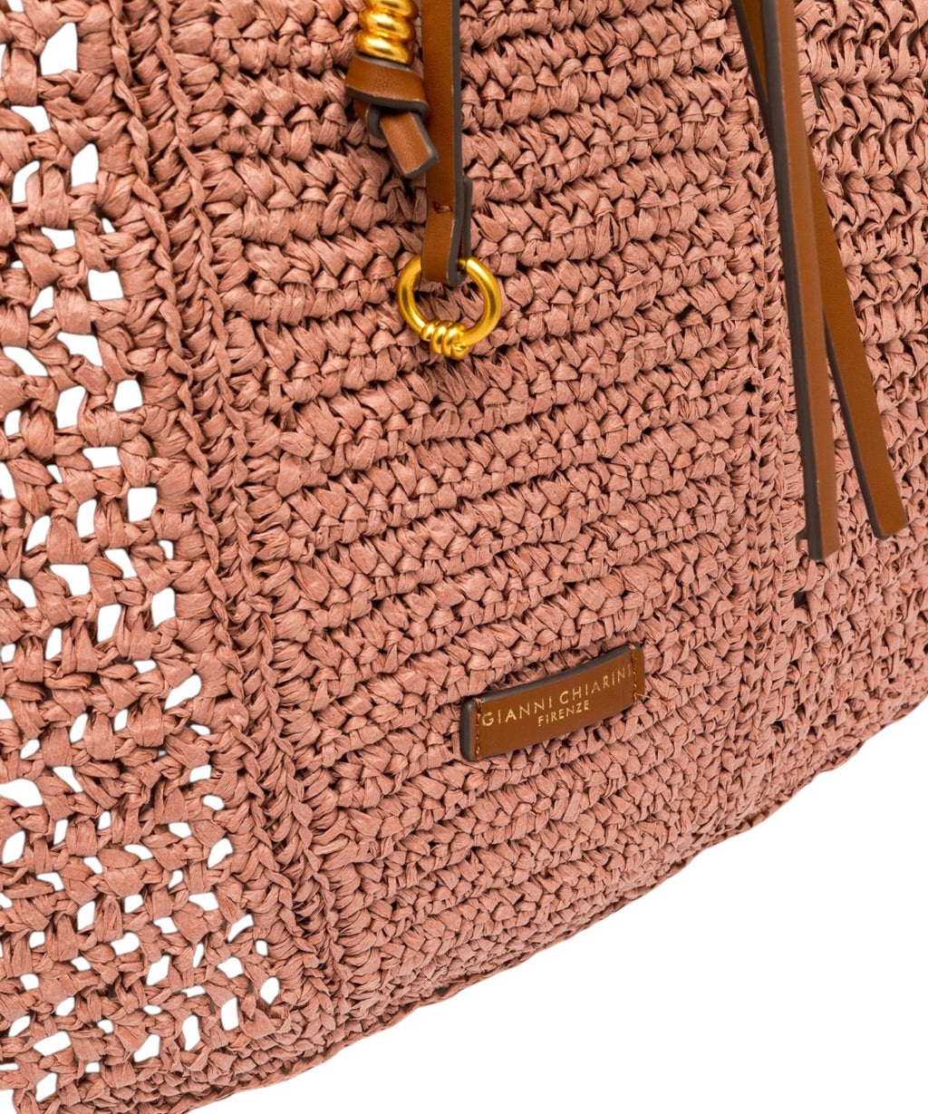 Gianni Chiarini Nefeli Shopper en crochet de paille