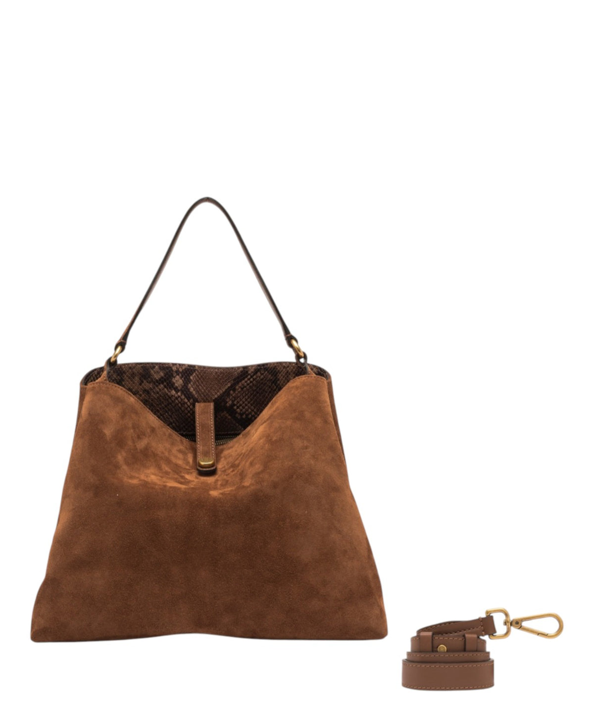 Sac pour femme Gianni Chiarini Fiona Large en cuir suédé