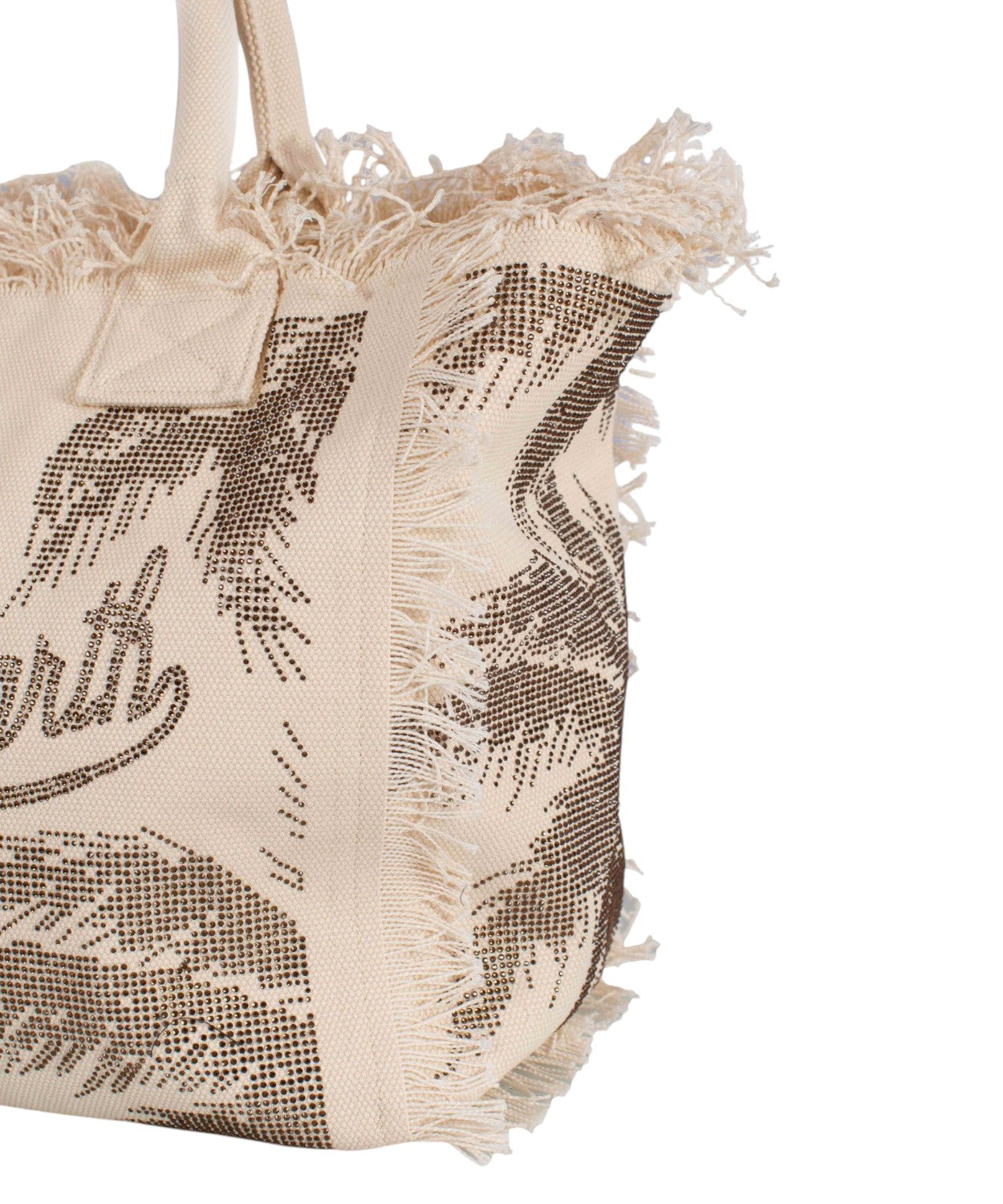 Sac à épaule MC2 Saint Barth Vanity Palm avec strass