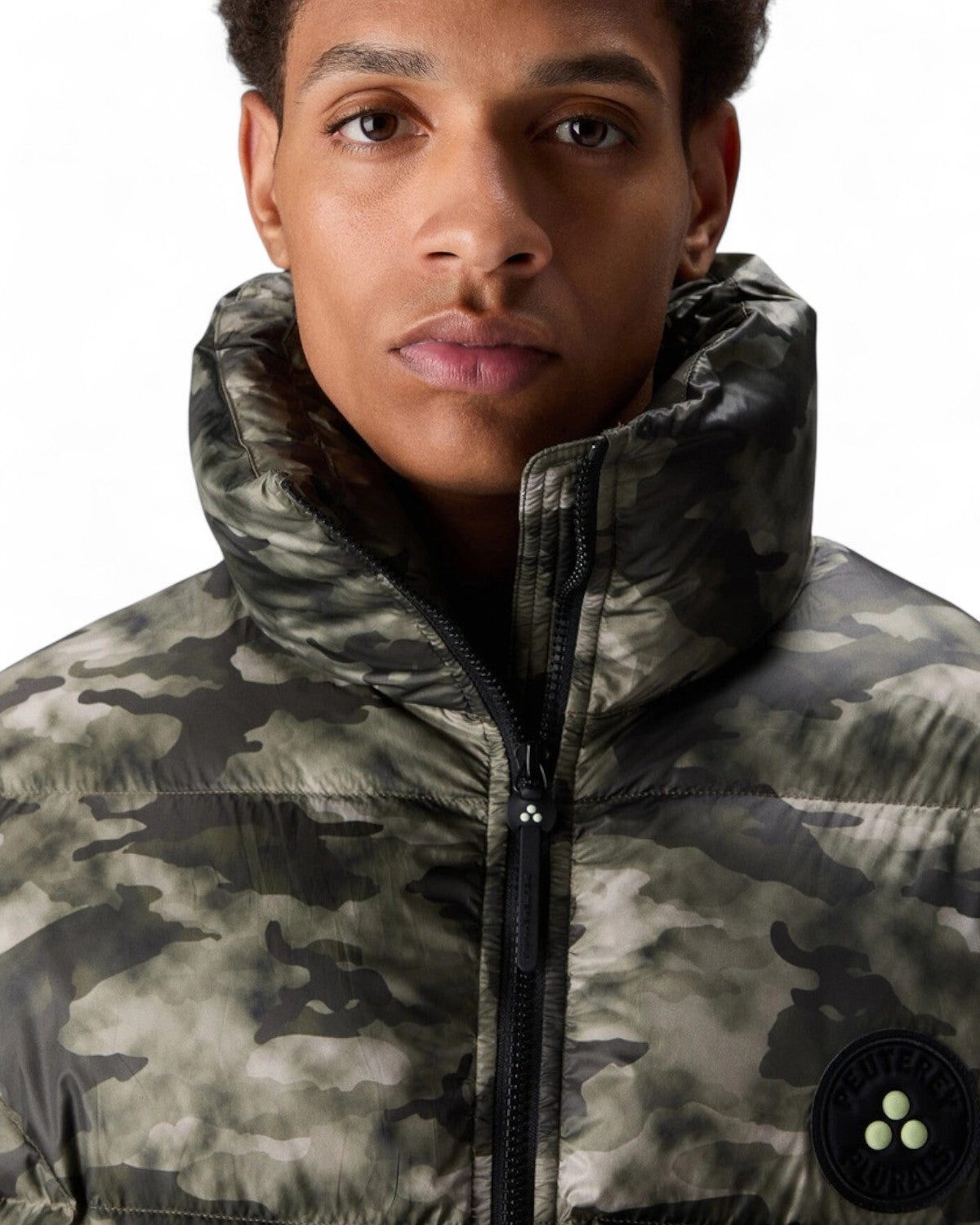 Plurals x Tony Effe Puffer Jacket TAKEOFF CAMOU in Fantasia Camouflage-Peuterey-Piumini-Vittorio Citro Boutique