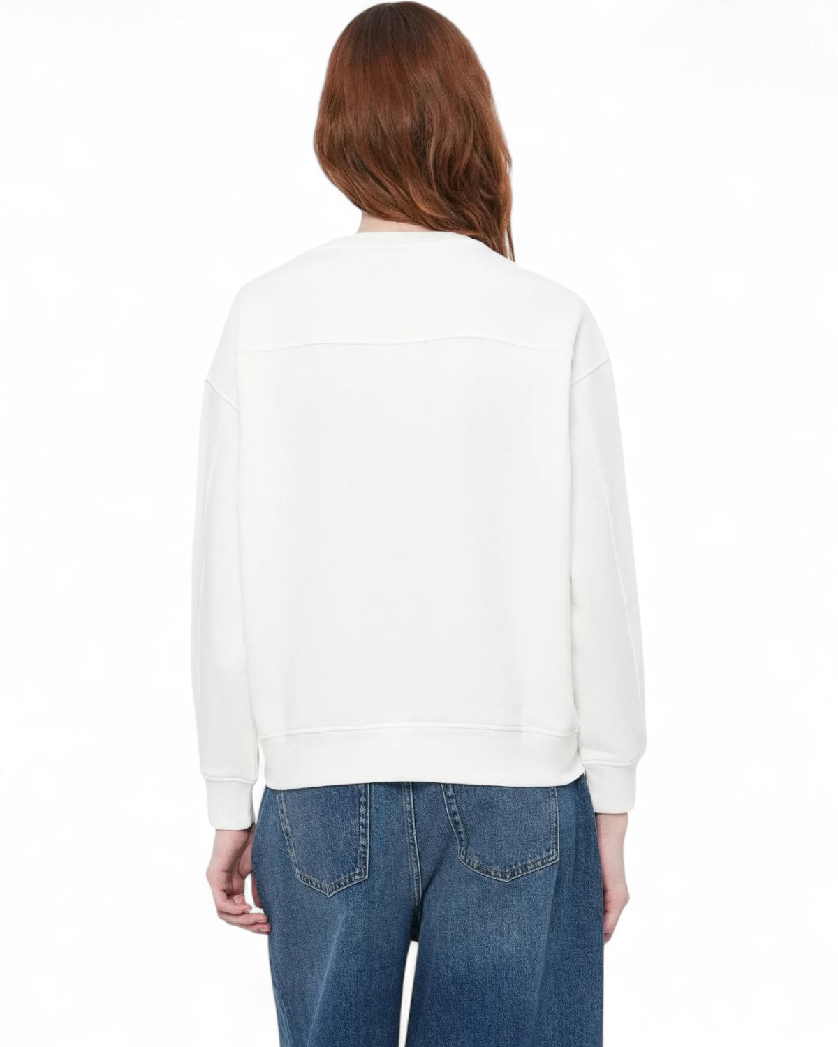 Felpa Girocollo con Ricamo Gioiello Love Birds-Pinko-Maglieria-Vittorio Citro Boutique