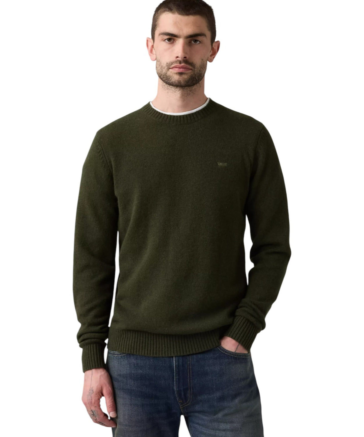 Pull Homme Levi’s Original Housemark en laine mérinos