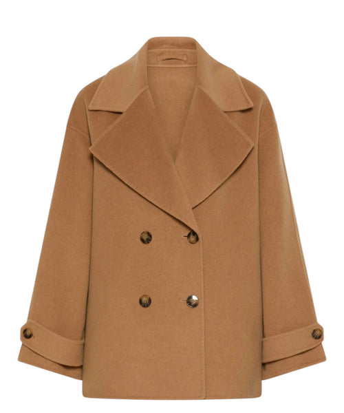 Blouson Donna in Misto Lana con Chiusura Doppiopetto