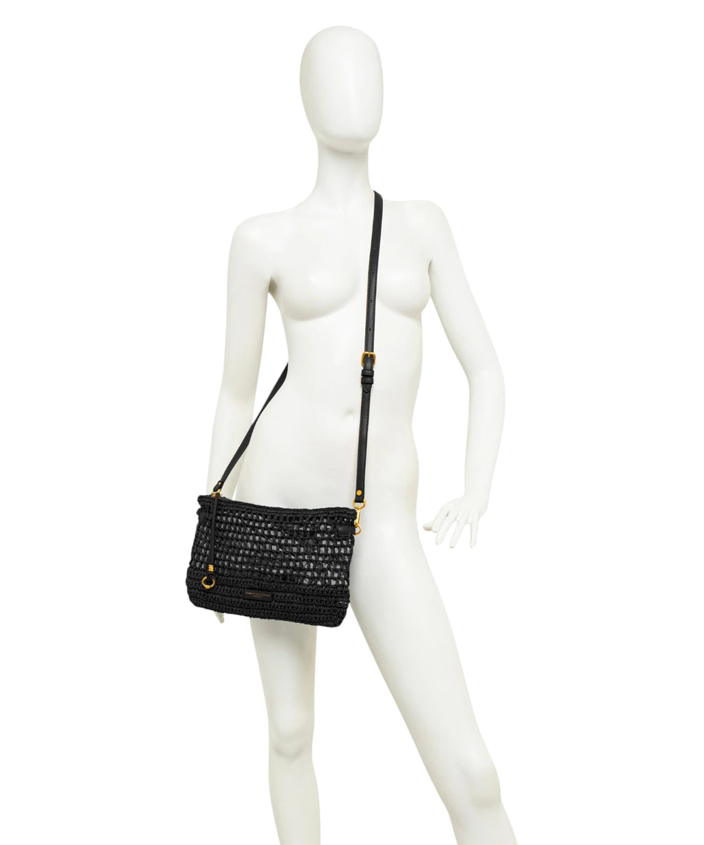 Pochette Gianni Chiarini Nefeli en crochet de paille
