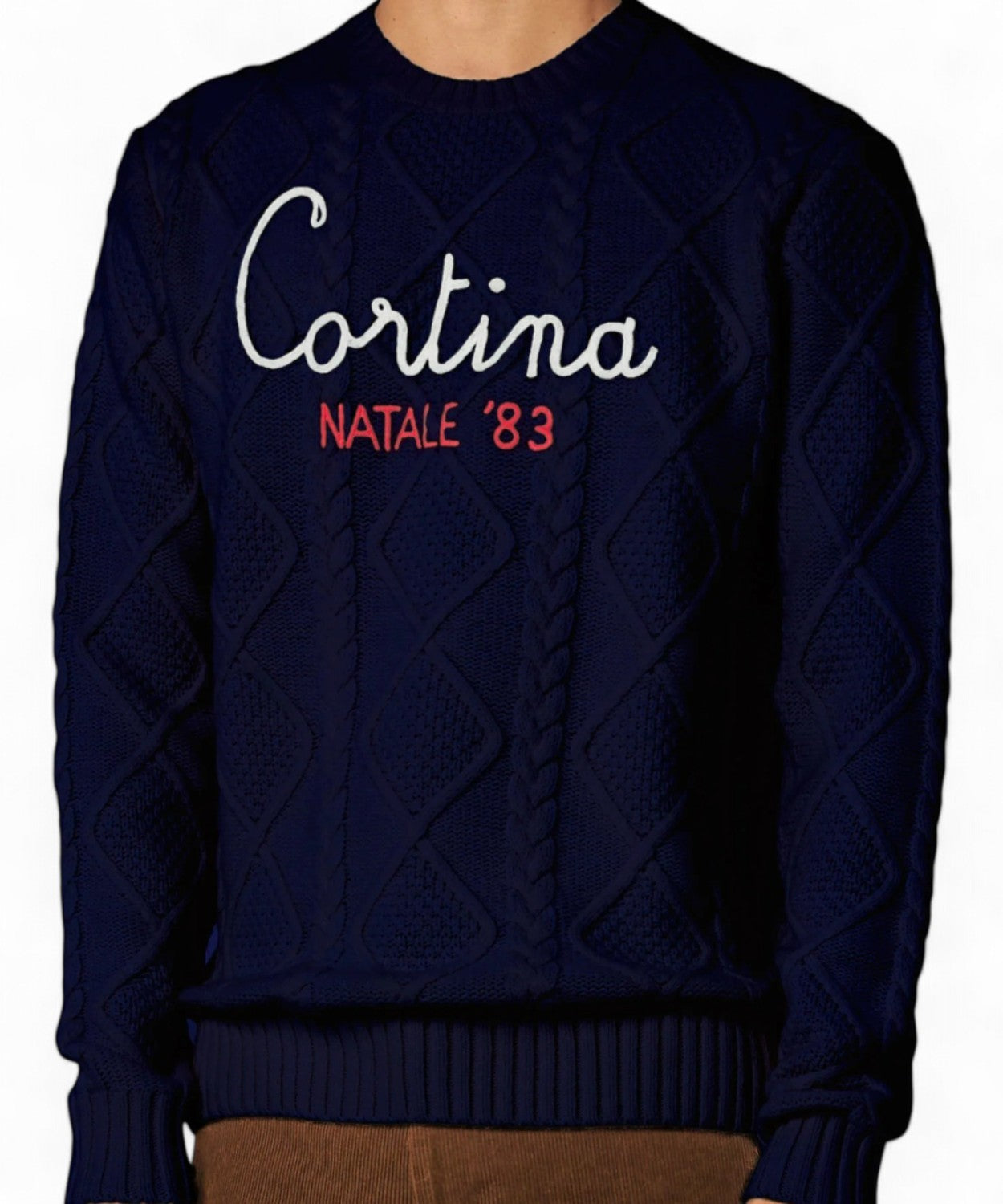 MC2 Saint Barth Maglione Bergen Girocollo Cortina Natale '83