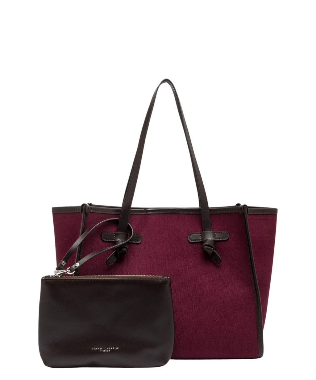 Borsa a spalla Marcella Gianni Chiarini in Canvas